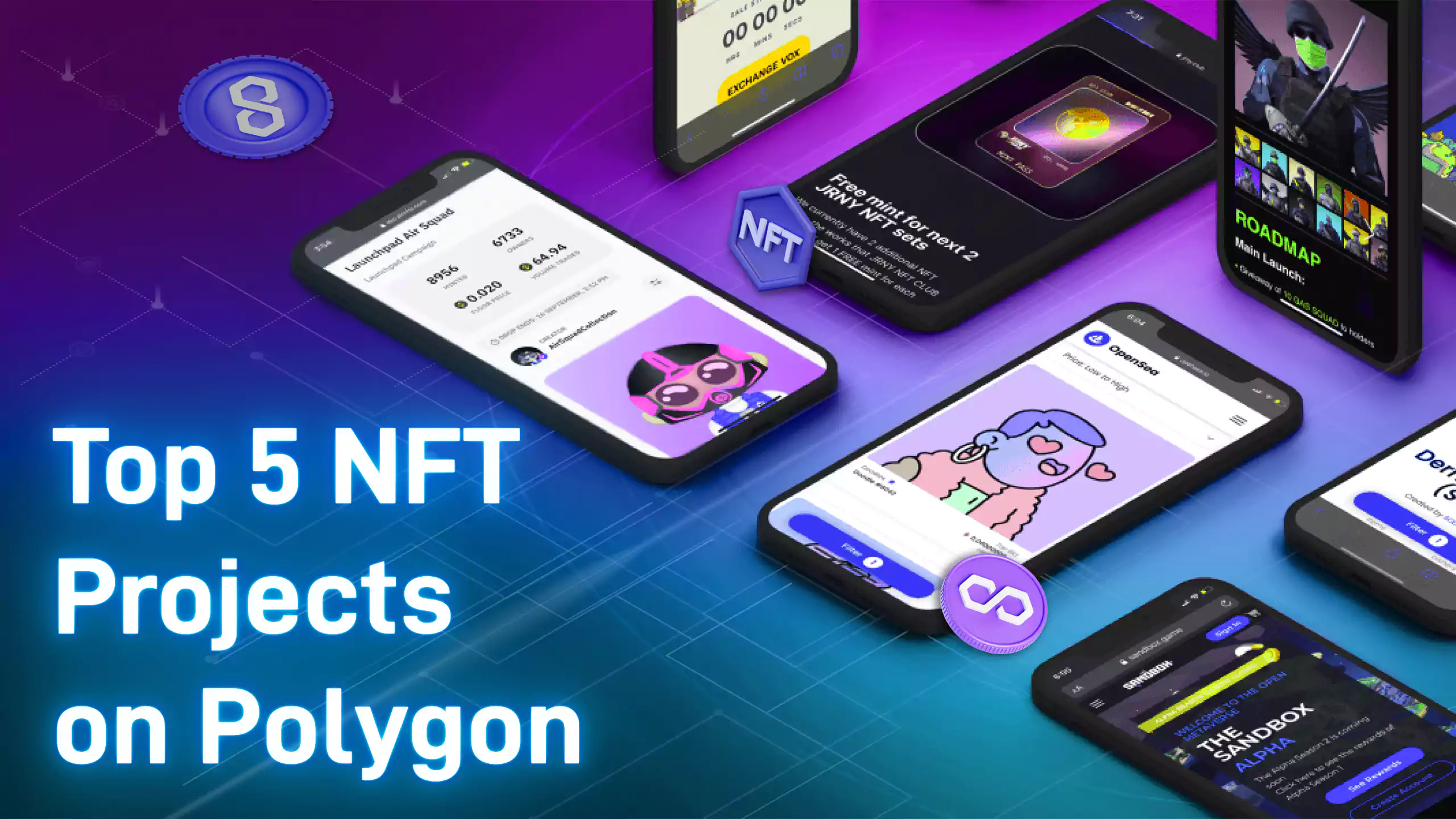 Top 5 NFT Projects on Polygon