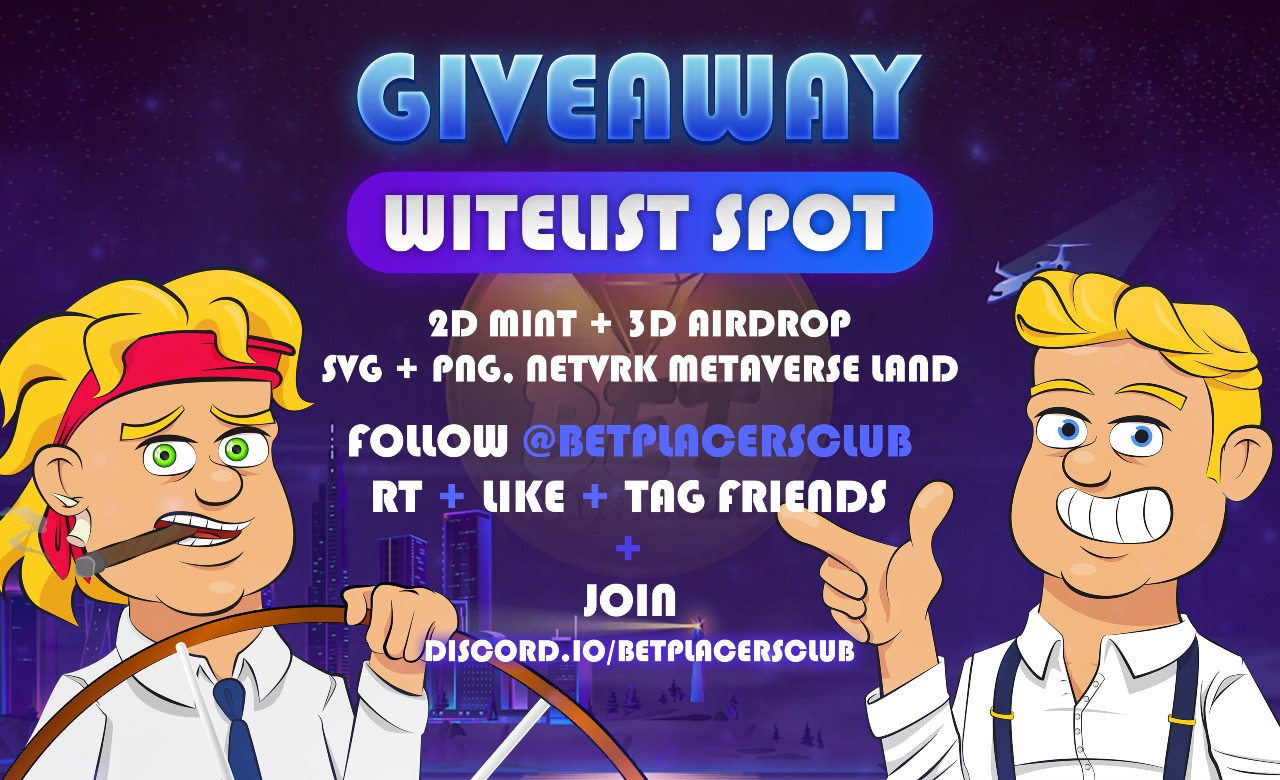 Bet Placer's Club whitelist NFT Giveaway