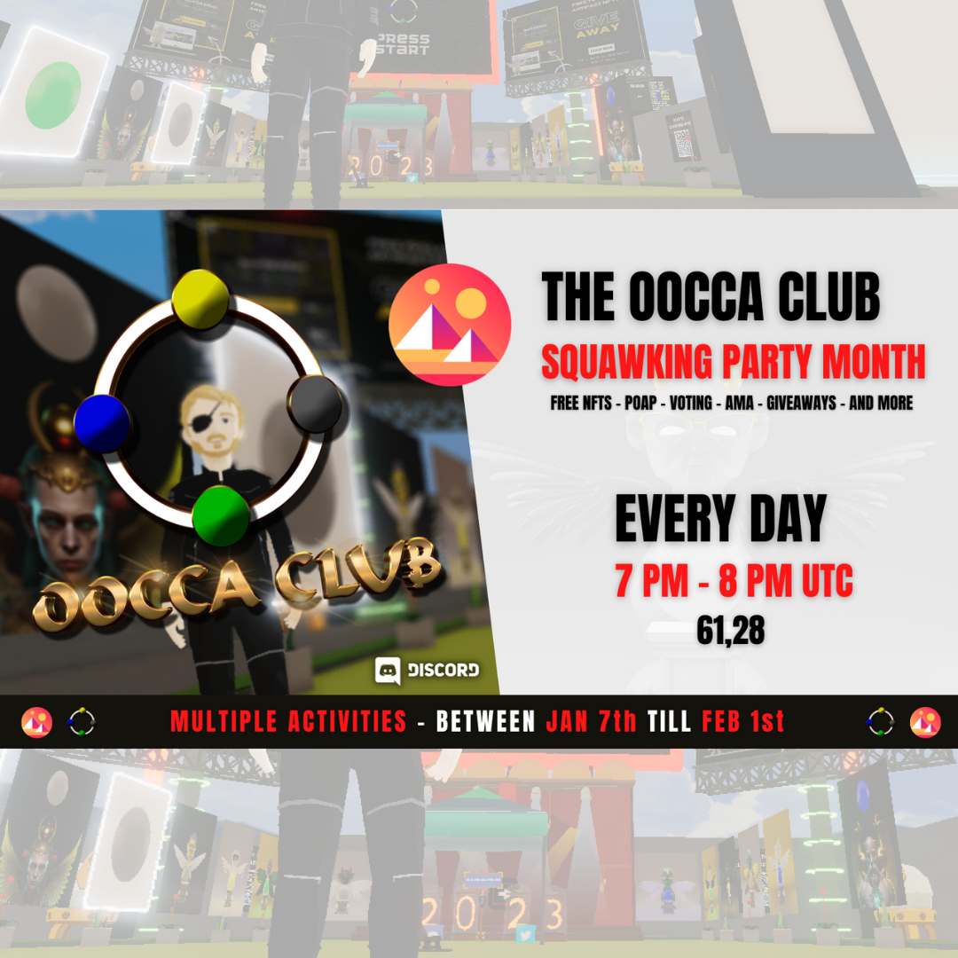 The Oocca Club x Decentraland Event ( FREE NFT )
