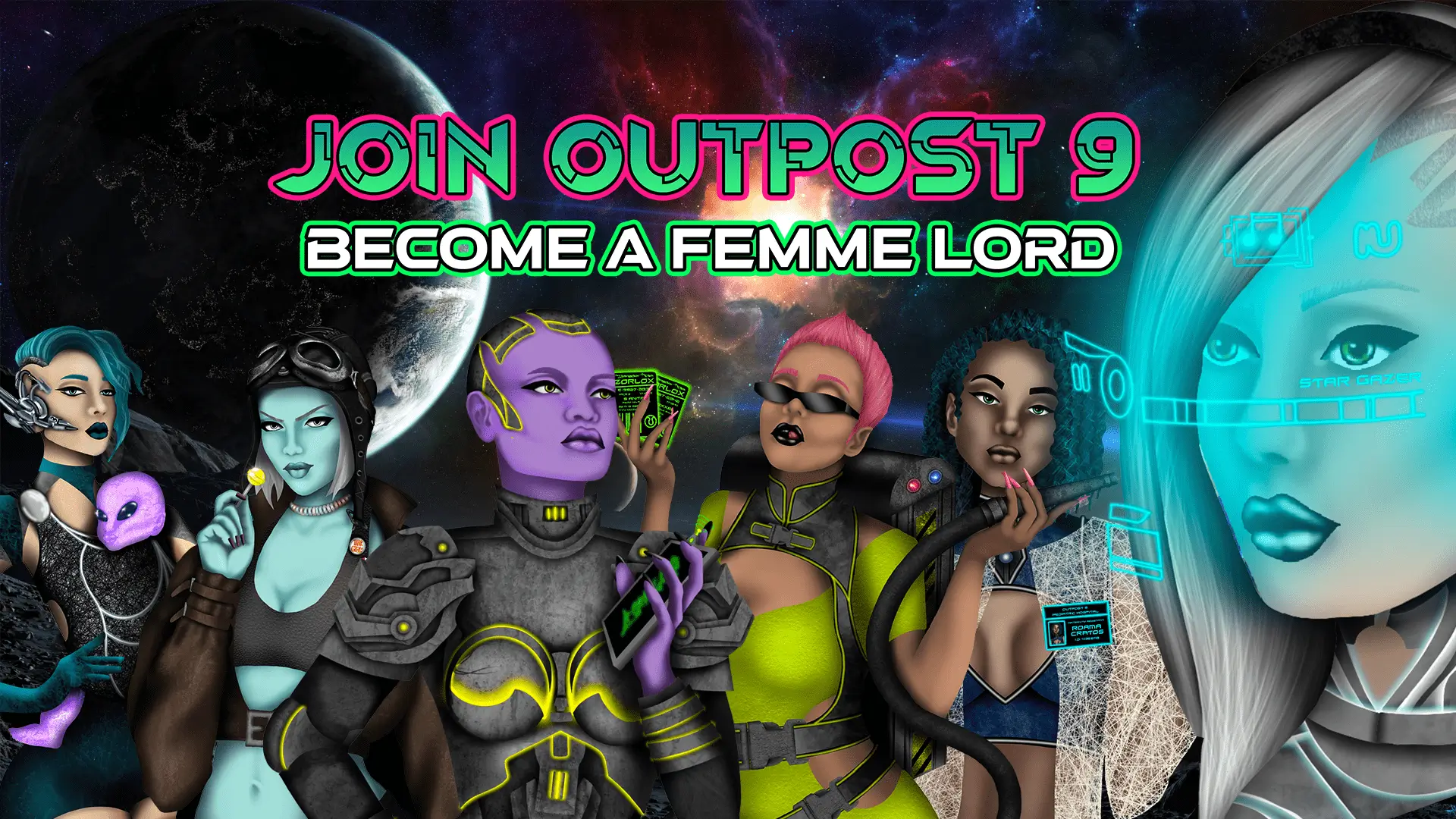Femme Lords of Outpost 9 Citizen Mint