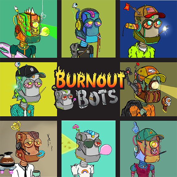 Burnout Bots Main Mint