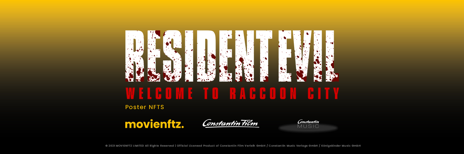 Resident Evil: Welcome to Raccoon City (2021) poster NFTs