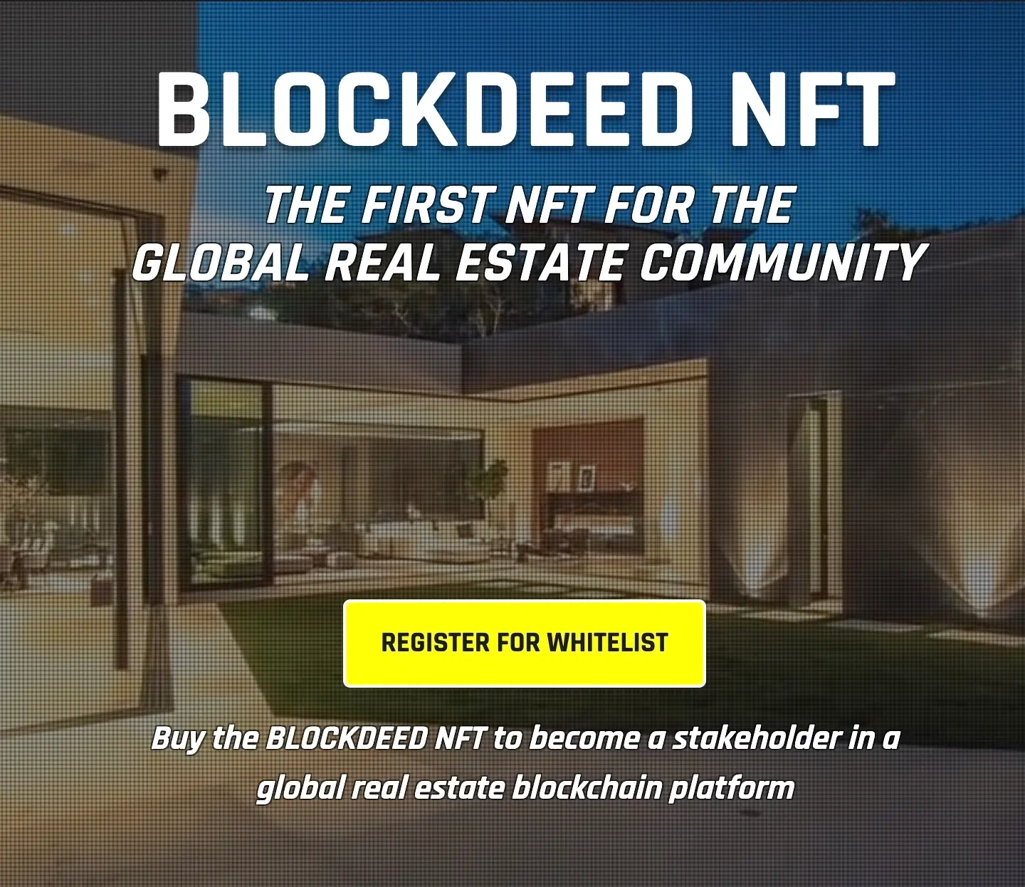 Blockdeed NFT - Whitelist Registration