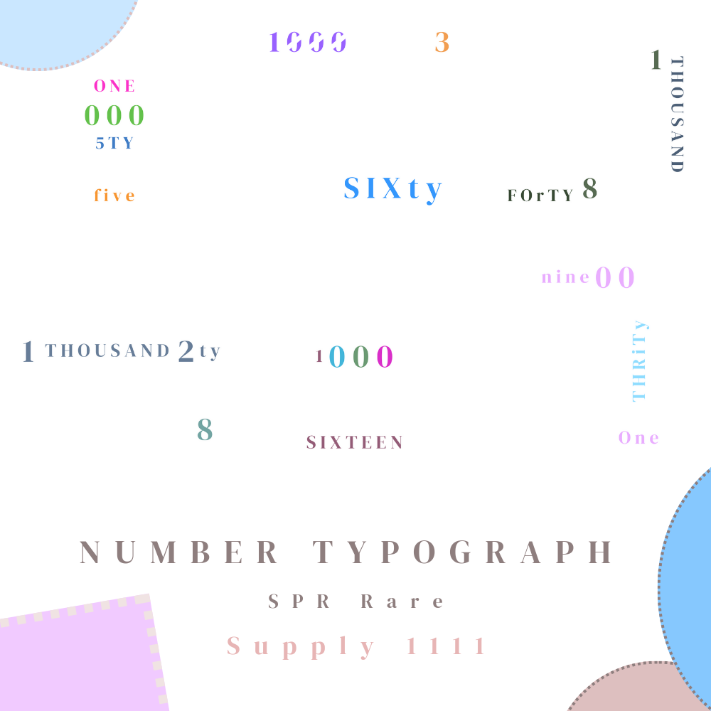 Number Typograph