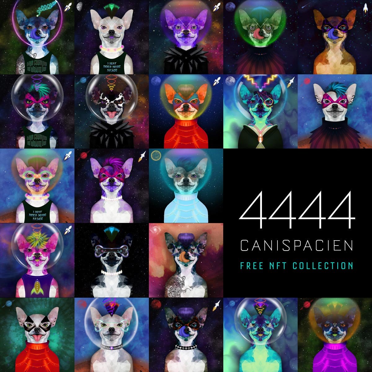 CaniSpacien, a “space dog” inspired NFT collection