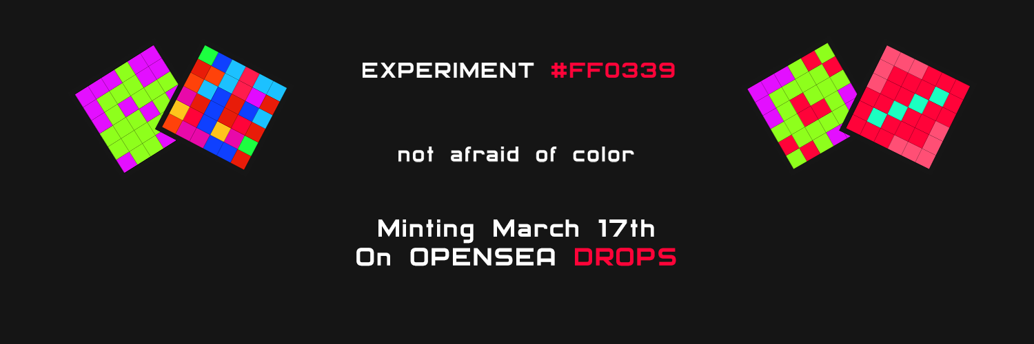 EXPERIMENT #FF0339 (Opensea Drop) FREE MINT