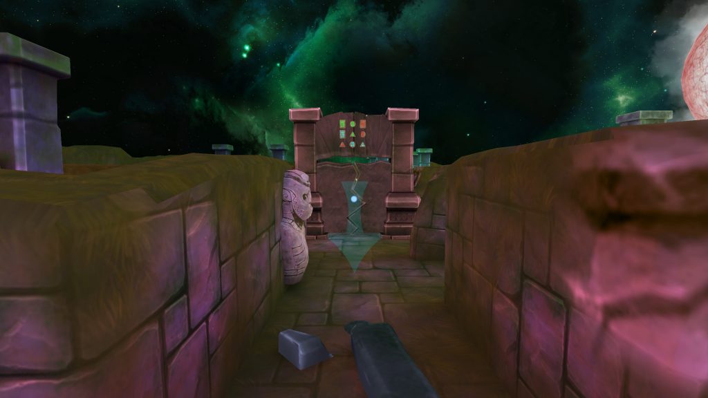 World of Mazes - Chapter 1 Screenshot - Stone Door Puzzle